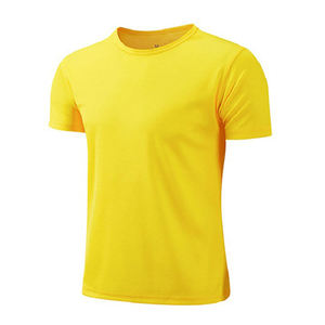 Wholesale Men's Breathable Mesh Short Sleeve T-Shirt Summer Crew Neck Solid Color Loose Fit Tee Men's Summer Breathable Mesh - Product Image 1