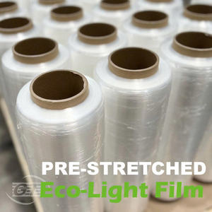 High Quality and Low Cost Transparent PE Stretch Film Stretch Transparent Waterproof Plastic Sheet Film Rolls - Product Image 2