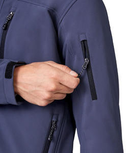 Chaqueta de Trabajo para Exteriores Unisex, Impermeable, Cortavientos, Transpirable, con Capucha, de Poliéster, Personalizable - Product Image 3