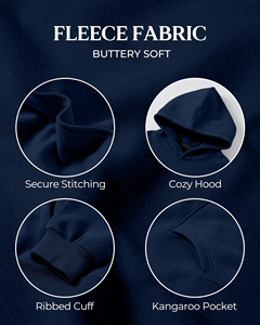 Sweat à capuche décontracté pour femme, 100 % coton tissé épais 500 g/m², anti-plis, respirant, avec logo personnalisé imprimé sur le devant, style streetwear de haute qualité - Product Image 6