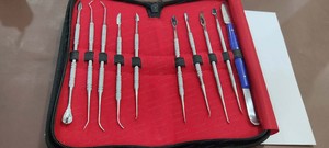 Juego de Herramientas Profesionales Manuales para Esculpir Cera Dental, de Acero Inoxidable Alemán, Kit de Instrumentos Quirúrgicos ENT para Limpieza y Relleno - Product Image 3