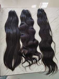 Extensions de cheveux en plumes, cheveux indiens Remy à trame unique, 100 g - Product Image 4