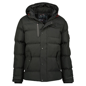 Veste matelassée en coton pour homme, coupe-vent et chaude, avec logo personnalisé OEM, pour l'hiver, veste décontractée pour couple - Product Image 1