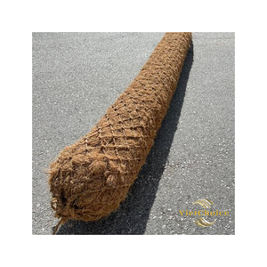 Vietchoice Kaito Model 100% Coconut Fiber Coir <b>Log</b> 20-30cm Diameter Biodegradable Mulch Roll for Agriculture Erosion Control - Product Image 4