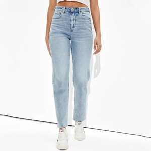 กางเกงยีนส์เดนิมยืดทรงบอยเฟรนด์เอวกลางสีเข้มสไตล์วายทูเคสุดเท่สำหรับผู้หญิงใส่หน้าร้อนแบบซิป - Product Image 4