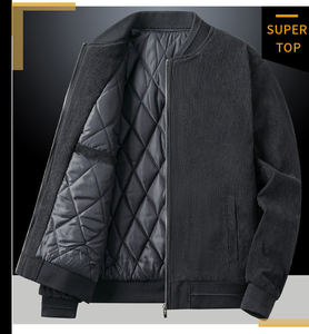 Chaqueta Acolchada para Hombre, Abrigo de Pana de Invierno para Hombre, Chaqueta Casual de Béisbol para Hombre, Chaqueta Deportiva Térmica de Invierno, Tejido Personalizado - Product Image 5