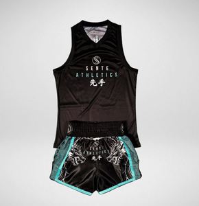 Uniforme de Kick Boxing et MMA de qualité supérieure 100% polyester |   Combinaison de boxe avec logo personnalisé, impression numérique, tissu extensible 4 directions, coupe ajustée - Product Image 4