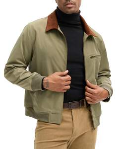 Blousons Bomber Personnalisés Unisexe Hiver Grande Taille Fermeture Éclair Tricoté Logo Brodé Designer Mode Streetwear Blousons à Capuche - Product Image 2