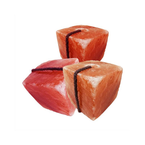 Bloc de sel rose de l'Himalaya à suspendre, sculpté, en forme de cube, pour bovins, chevaux, chiens - Product Image 3