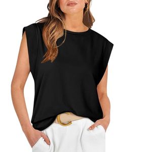 Tops de Manga Corta para Mujer, Camisetas Básicas de Verano, Estilo Casual de Negocios, Corte Holgado, Moda 2026 - Product Image 3