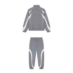 Conjunto Deportivo de 2 Piezas, Chaqueta Cortavientos Informal con Capucha de Nailon para Verano, Ligero, de Secado Rápido, Color Sólido, Corte Regular - Product Image 6