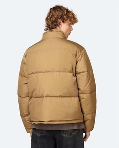 Veste matelassée camouflage printemps personnalisée de qualité supérieure, marron foncé, avec fermeture éclair et broderie frontale, style streetwear, vente en gros - Product Image 2