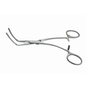 Pinces aortiques miniatures Subramanian 5 1/2″ à double courbure en S, pince chirurgicale vasculaire en acier inoxydable - Product Image 2