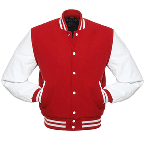 Top Selling Custom Logo Baseball Varsity Jacket for <b>Men</b> Loose Fit Casual Wear 100% Cotton Wool Varsiti Jacket for <b>Men</b> - Product Image 1