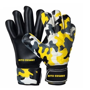 Nouvelle conception, paume avant en latex, dos en latex gaufré, impression par sublimation, logo personnalisé, découpe négative, sangle attachée, logo personnalisé - Product Image 1