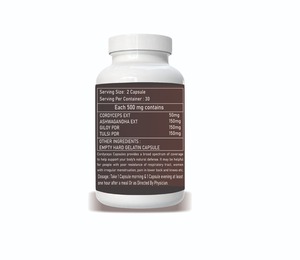 Cápsulas de Extracto Herbal Keeda Jadi, Extracto de Cordyceps Sinensis en Polvo Botánico 500mg, 60 Cápsulas, Suministro al por Mayor OEM, Marca Privada - Product Image 2