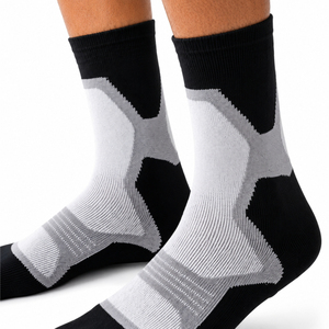 Chaussettes de chasse de haute qualité pour hommes, vêtements de chasse en plein air, respirantes, en spandex/nylon, écologiques, à séchage rapide - Product Image 6