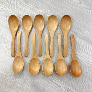 Couverts de cuisine en bois, cuillère, fourchette, ustensiles de table, accessoires de service, pour la maison, le restaurant, le café, utilisables en salle à manger, lavables au lave-vaisselle - Product Image 5