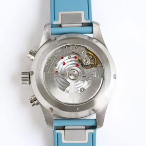 Exquisite and Romantic Business Luxury Light Blue Dial Casual Banquet <b>Chronograph</b> Date <b>Automatic</b> Mechanical Men's Watch - Product Image 6