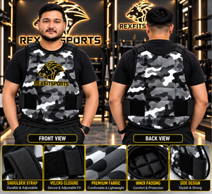 Chaleco de Entrenamiento con Logotipo Personalizado, Camuflaje, Fabricante OEM de Pakistán, Protector de Pecho Deportivo, Ropa Deportiva de Alto Rendimiento para Equipos - Product Image 3