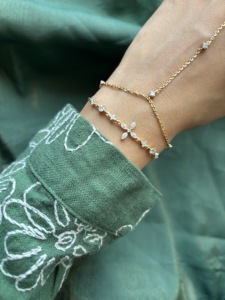 แหวนเพชร ทองคำขาว 14k มอยส์ซาไนต์ทรงรีและทรงมรกต เครื่องประดับหรูหรา ความงดงามเหนือกาลเวลา ระยิบระยับ ทนทาน ทันสมัย - Product Image 4