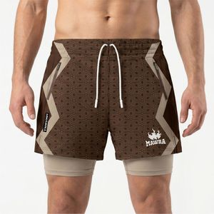 Hot Selling Mens MMA <b>Shorts</b> 2-in-1 Fight Training Quick Dry Breathable <b>Stretch</b> Lightweight Fitness Gym Inner Liner Unisex - Product Image 1