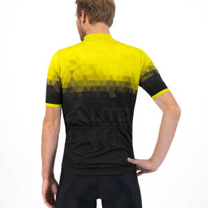 Maillot de cyclisme en polyester imprimé par sublimation, style professionnel, personnalisé, pour la compétition, tissu extensible, confort tout au long de la journée - Product Image 5