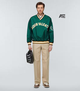 Custom Fast Shipping <b>Men</b>’s <b>Green</b> V-Neck Memory Pullover Sweatshirt Vintage Varsity Style Lightweight Casual Streetwear <b>Hoodies</b> - Product Image 2