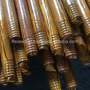 ไม้ถูพื้นไม้ยูคาลิปตัสผลิตภัณฑ์ทำความสะอาดไม้กวาดไม้สีกาแฟ - Product Image 4