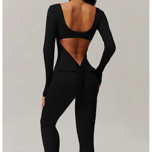 Nouvelle combinaison sexy à bretelles halter sans manches, longueur intégrale, été, tissée, 100% polyester, pour femmes, séchage rapide, respirante - Product Image 5