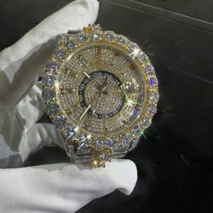 Reloj de Diamantes Cultivados en Laboratorio de Alta Calidad a Precio de Fábrica, Reloj con Diamantes Cultivados en Laboratorio DEF - Product Image 4