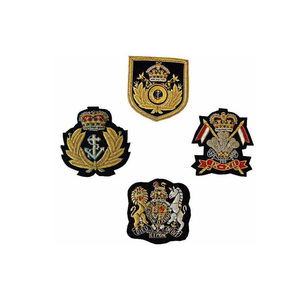 Broderie artisanale en gros, badges personnalisés en fil de broderie avec décoration en dentelle, tissu de haute qualité, lavable - Product Image 3