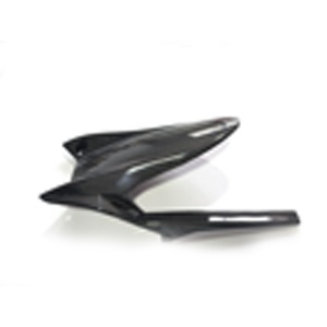 Pièces de moto en fibre de carbone de qualité carbone brillant hugger arrière étendu pour Triumph <span class=keywords><strong>street</strong></span> <span class=keywords><strong>triple</strong></span> 765RS 2020 - Product Image 3