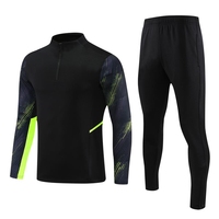 Survêtements de football pour garçons Altr Brothers de haute qualité, séchage rapide, sublimation, confortables, respirants, polyester/coton, à capuche
