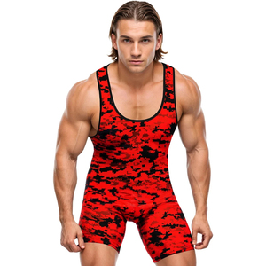 Conjuntos de Singletes Personalizados para Equipos de Lucha Libre |   Impresión Profesional por Sublimación |   Singlet de Lucha Elástico de Alto Rendimiento - Product Image 5