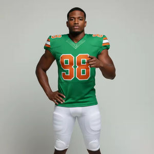 Uniformes de Fútbol Americano Más Vendidos, Ligeros, para Adultos, 100% Poliéster, Impresión Personalizada, Secado Rápido, Marca Privada, Tallas Grandes, OEM - Product Image 1