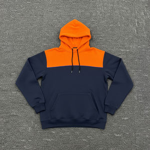 Sudaderas de Invierno de Alta Calidad para Hombre, 100% Algodón, Felpa, Corte Holgado, Color Sólido, Logotipo Bordado Personalizado - Product Image 4