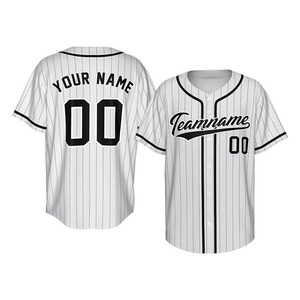 Camisetas de Béisbol Rosas Sublimadas Personalizadas al por Mayor, 100% Poliéster Transpirable - Product Image 4