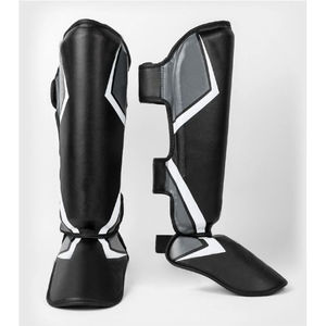 Protège-tibias de haute qualité et confortables pour l'entraînement, pour hommes et femmes, avec impression de logo personnalisé, en cuir lavable, en acier au carbone, pour adultes - Product Image 1