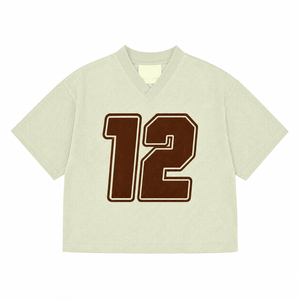 Maillot de supporter personnalisé 2026 col en V manches courtes en mesh sublimé, tenue d'équipe unisexe adulte respirante toutes saisons - Product Image 5