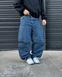 Pantalones Holgados de Alta Calidad para Hombre, Ropa Urbana para la Moda Moderna y la Cultura Juvenil - Product Image 1