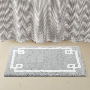 Tapis de bain en coton Seafoam de qualité supérieure, très doux, super absorbant, lavable en machine, réversible, vente en gros - Product Image 1