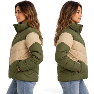 <b>Women</b> Puffer <b>Jacket</b> Custom <b>Quilted</b> <b>Jacket</b> <b>Lightweight</b> Padding Warm Fabric Comfortable Fit Winter Outdoor Apparel OEM - Product Image 5