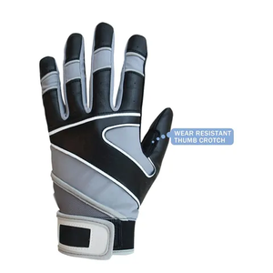 Gants de frappe de baseball personnalisés de qualité supérieure, légers, respirants, en cuir, pour adultes, main droite, avec fermeture auto-agrippante pour l'entraînement - Product Image 5