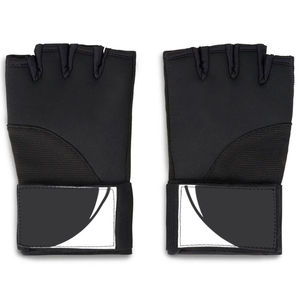 ถุงมือชกมวยแบบมีแผ่นเจล Farabi Sports พร้อมผ้าพันมือแบบเร็ว ครึ่งนิ้ว สำหรับ MMA มวยไทย คิกบ็อกซิ่ง ฝึกซ้อมกลางแจ้ง น้ำหนักเบา - Product Image 1