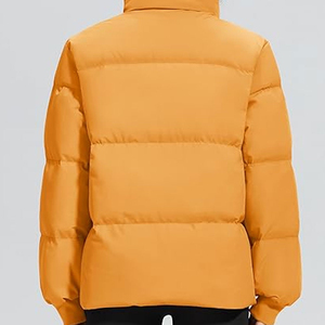 Custom Made Ladies <b>Quilted</b> Bubble Puffer Jacket Cotton Filled <b>Winter</b> Warm Windproof OEM Wholesale Supply Customizable Design - Product Image 2