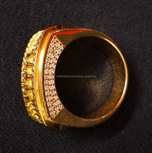 แหวนแต่งงานผู้ชาย ชุบโรเดียม เงินแท้ 925 ลายมงกุฎกษัตริย์ ครึ่งวง แหวนหมั้น ฮิปฮอป ของขวัญสำหรับคุณพ่อ - Product Image 5