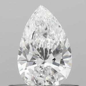 Diamante Cultivado en Laboratorio de Corte Pera de 0.55ct, D VVS2, Certificado IGI CVD - Product Image 1