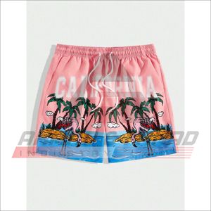Shorts de sport pour homme en tricot rouge à séchage rapide, coupe classique, design uni - Product Image 6