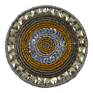 Elegant <b>Beaded</b> <b>Coaster</b> Set Decorative Handmade Table Mats for Dining And Parties At Cheap Price - Product Image 5